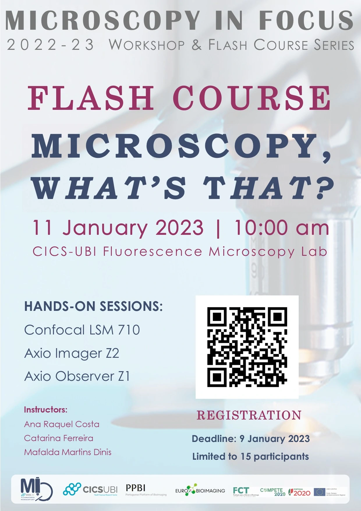 Flash Course “Microscopy: What’s That?”